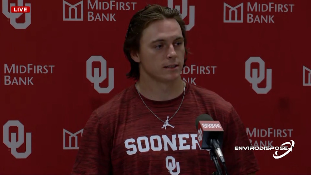 John Mateer postgame vs. Michigan