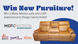 Win big at Snow's Furniture!